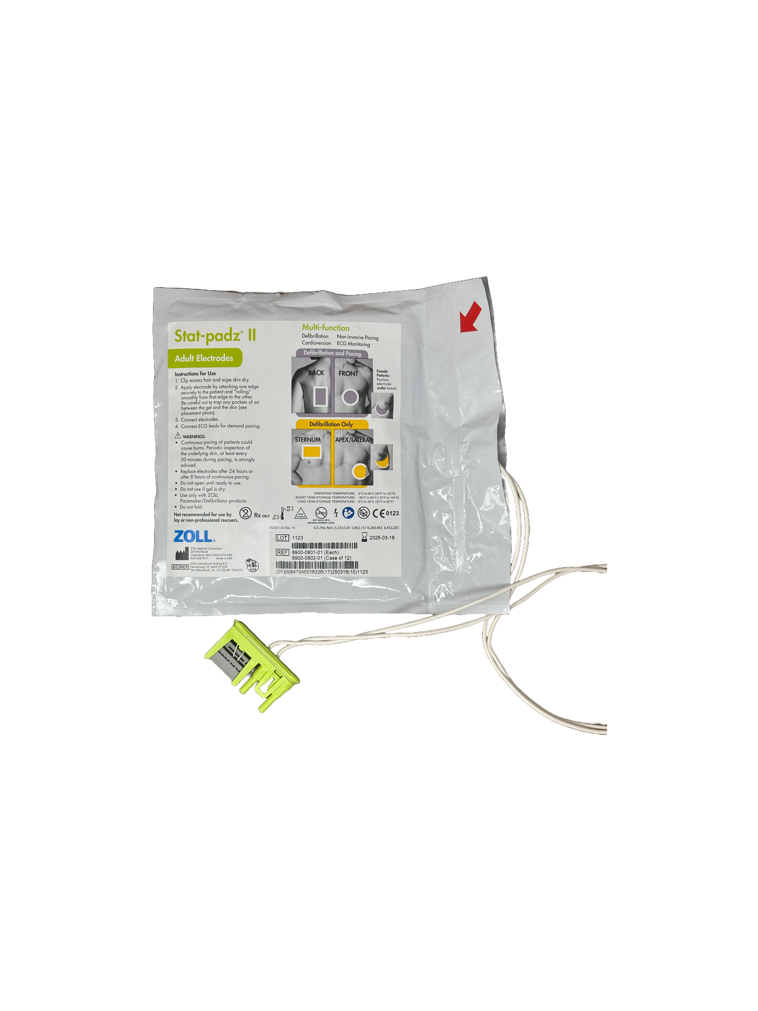 ZOLL® CPR-D-Padz Adult 2025 — AED Lab